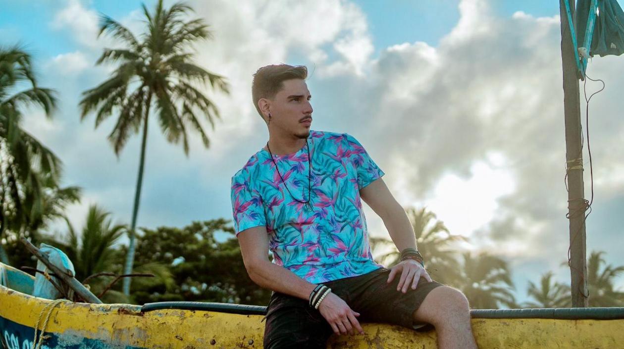 El artista barranquillero Lucas Coast.