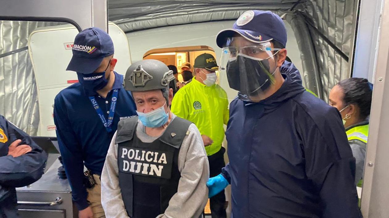 Hernán Giraldo, deportado.