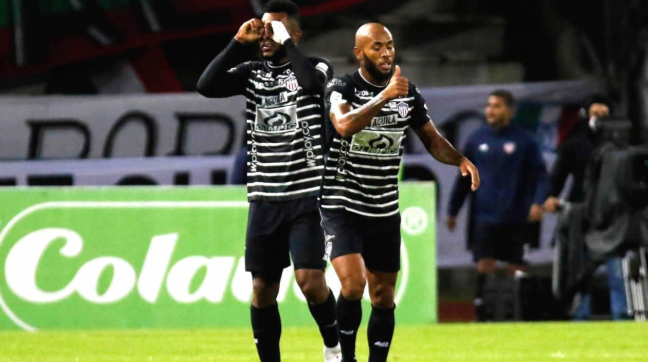 Miguel Ángel Borja y Freddy Hinestroza anotaron los goles del Junior.