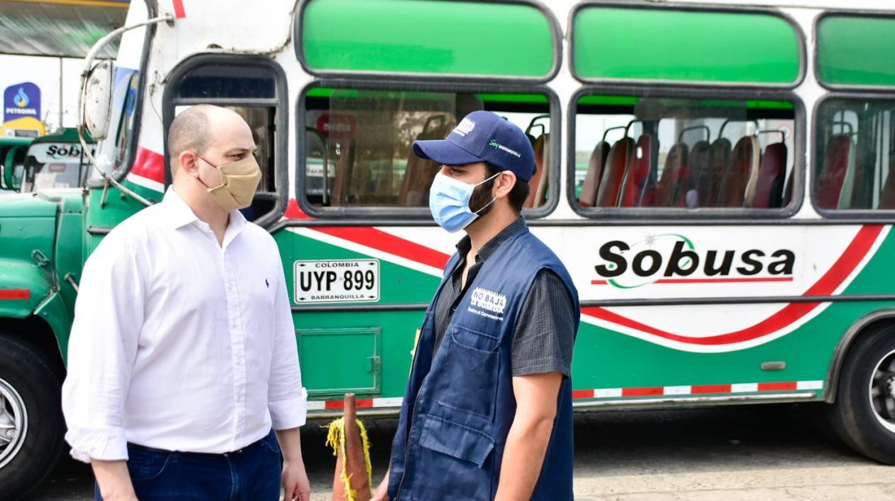 Libardo García, gerente del AMB, anunció el cambio de las tarifas.