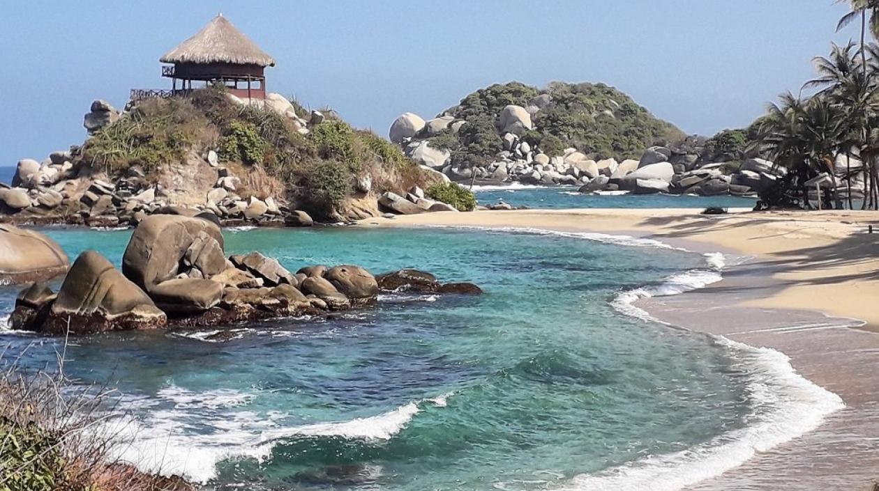 Imagen del Parque Tayrona.