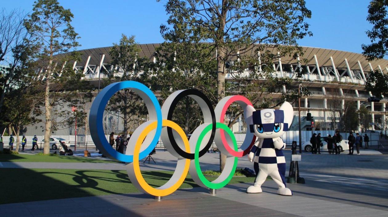 Mascota de los Olímpicos de Tokio. 