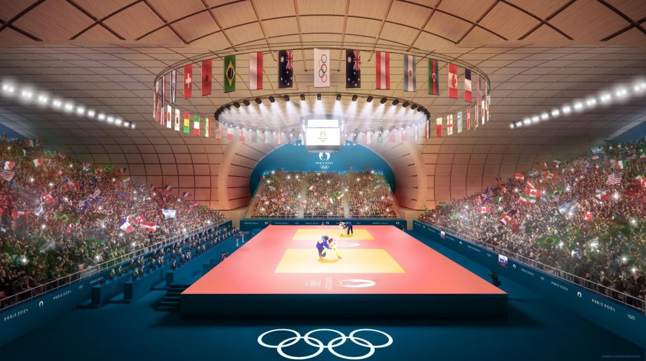 Arena de combates de París 2024. 