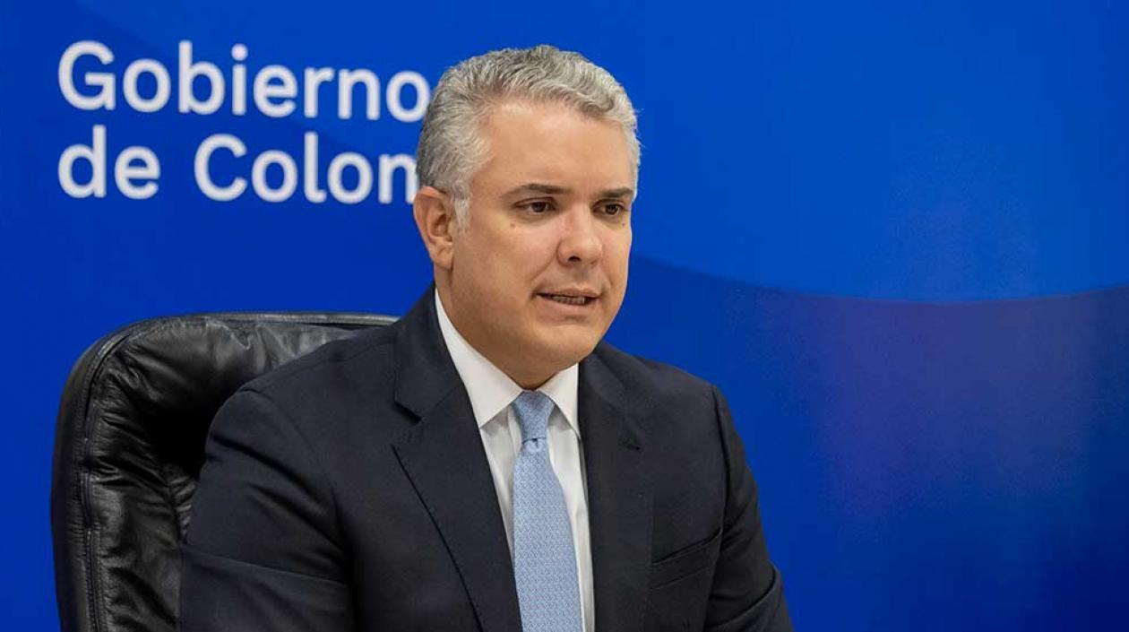 El Presidente de la República, Iván Duque.