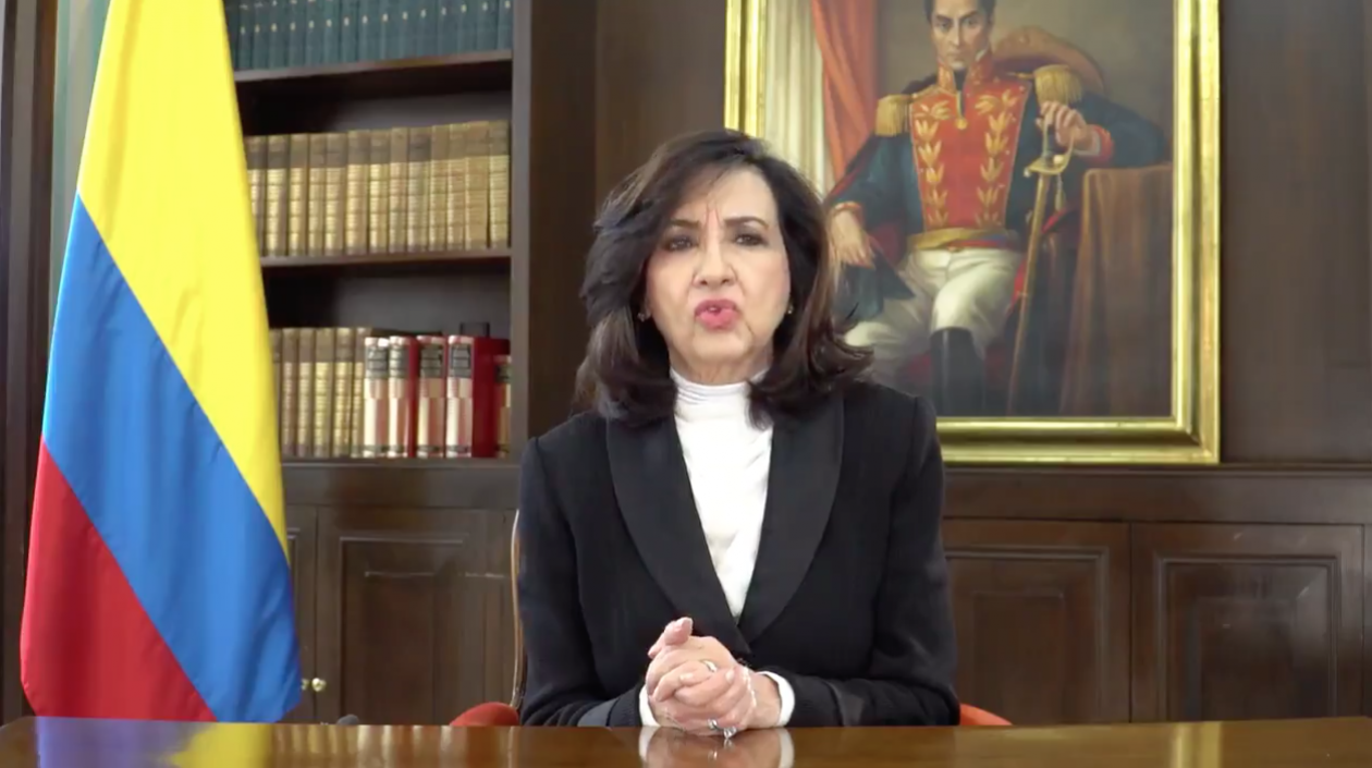 La canciller de Colombia, Claudia Blum.