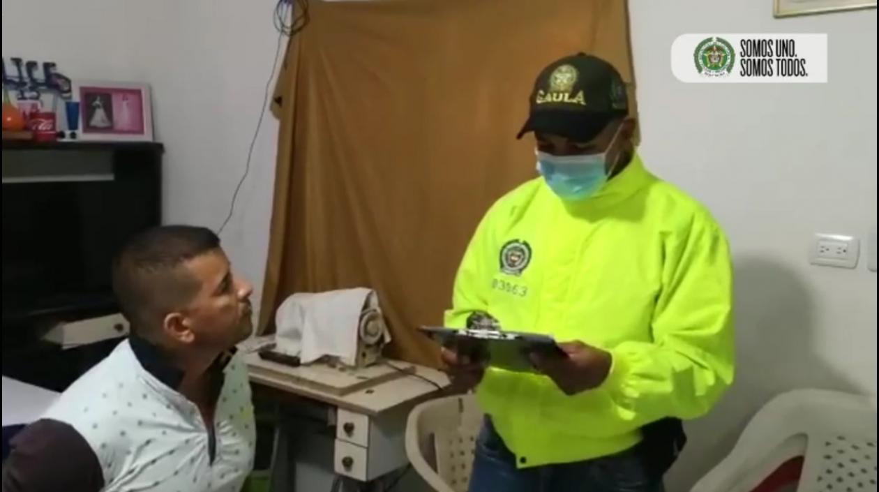 Lucio Petro Galeano, alias 'Mortero'.