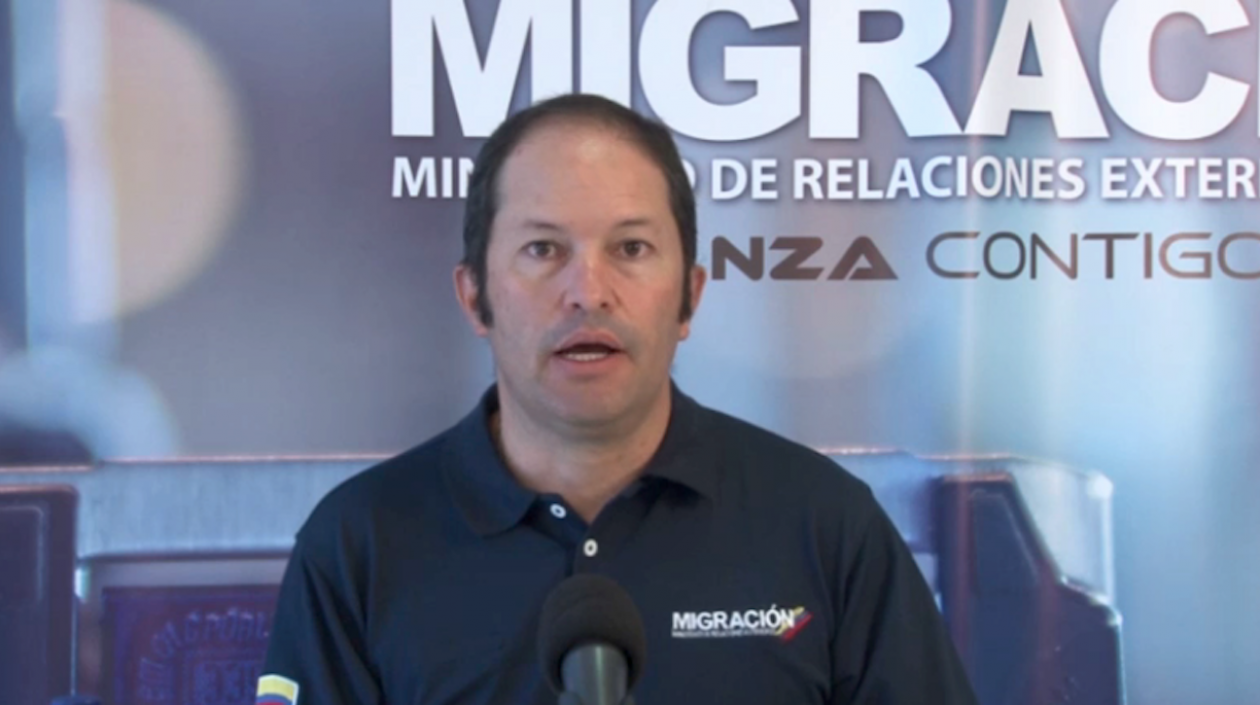 Juan Francisco Espinosa, director de Migración Colombia.