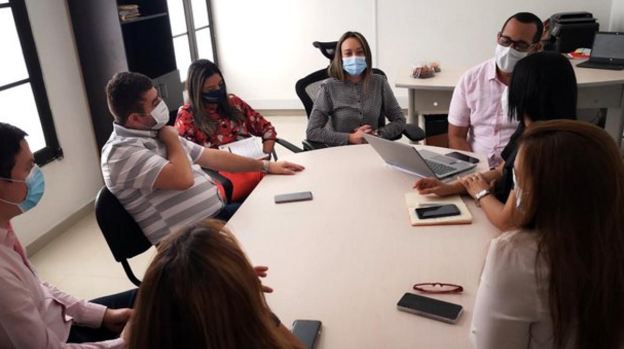 Secretaria de Gobierno en primera mesa de trabajo con representantes del gremio de comerciantes de la ciudad.