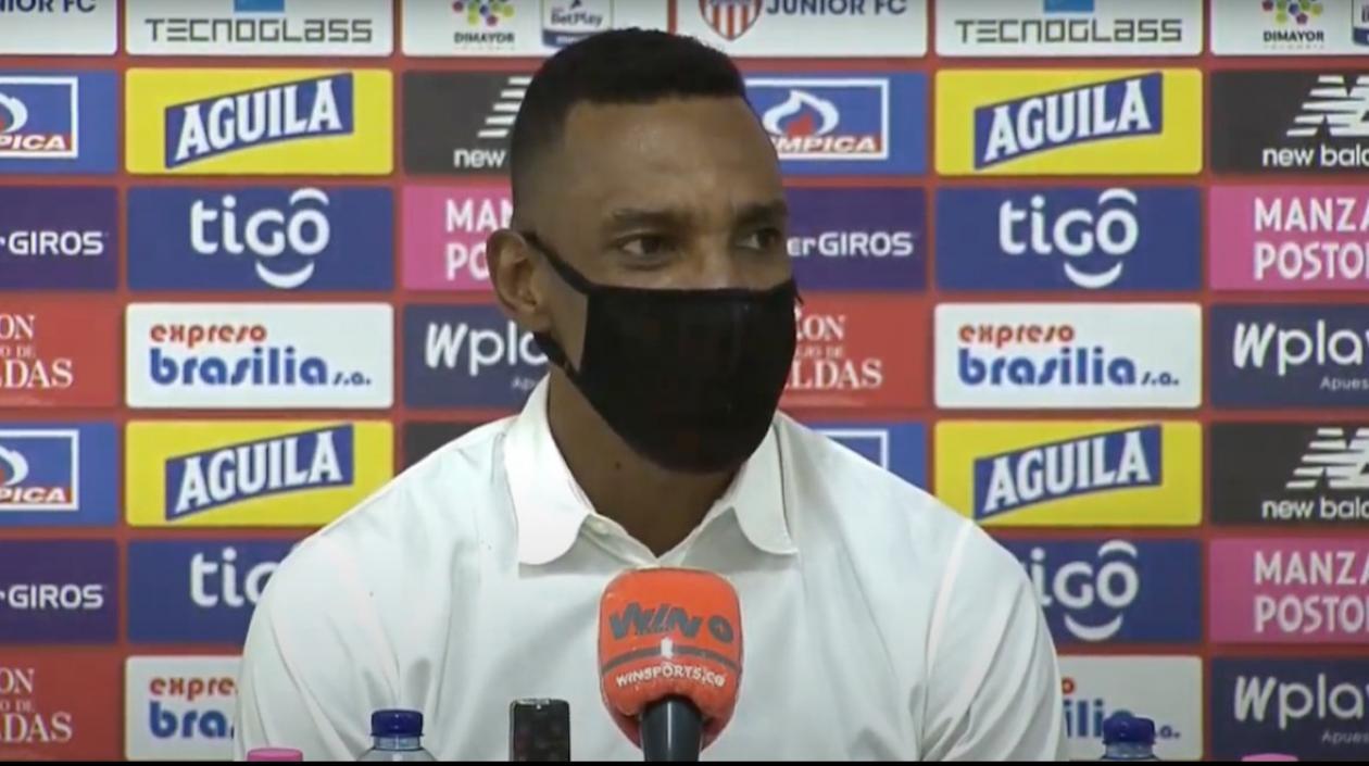 Luis Amaranto Perea, DT del Junior.