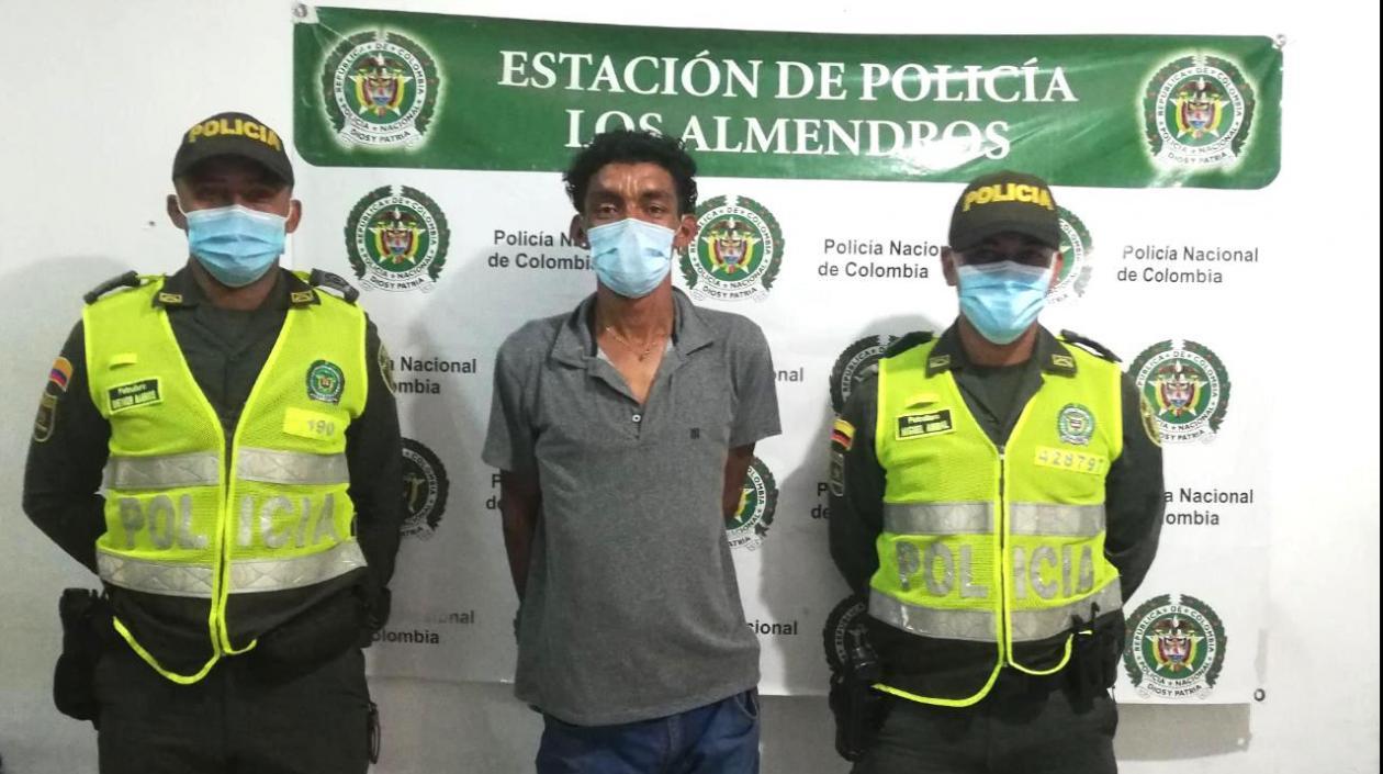 El presunto agresor Jaime Eduardo Morelo Ferrer.