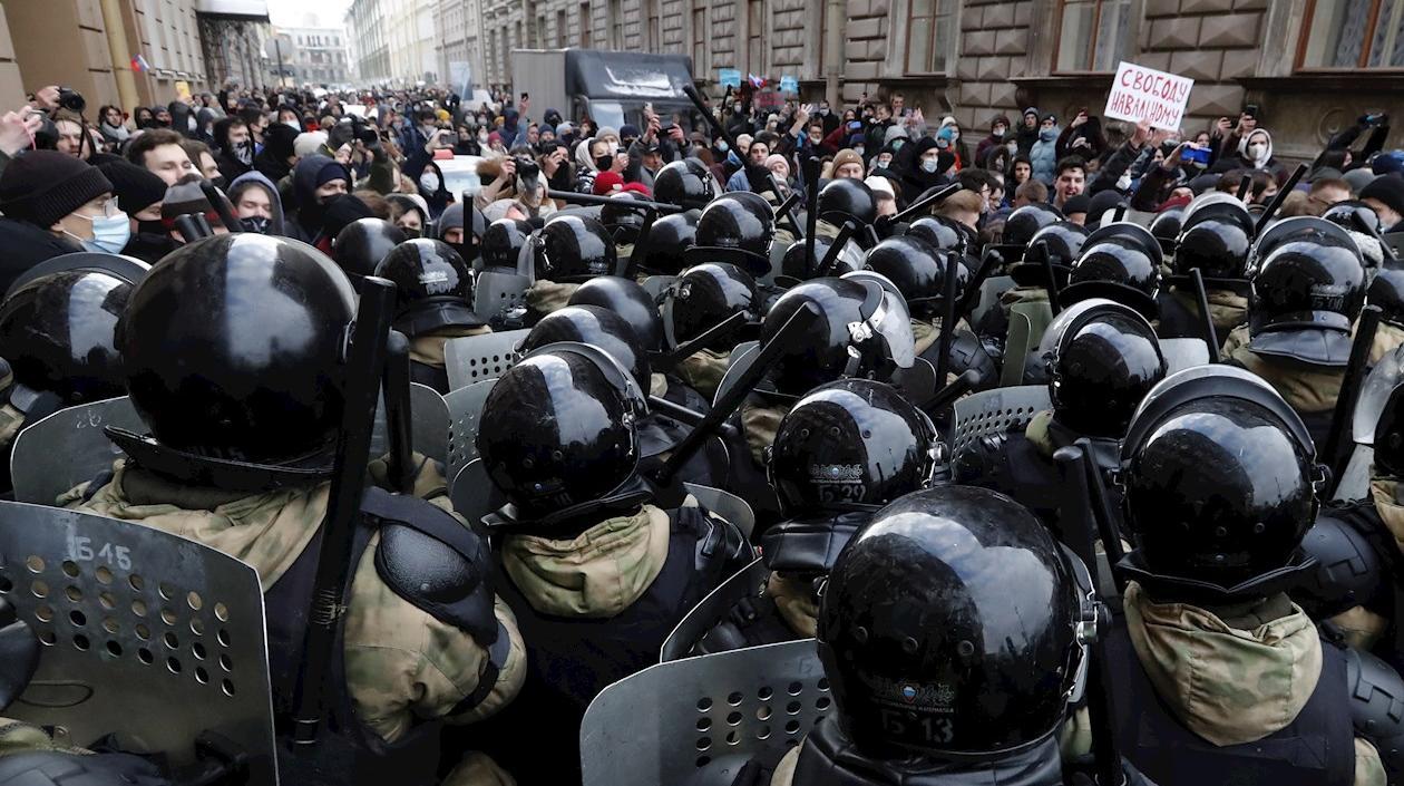 Imagen de la protesta.