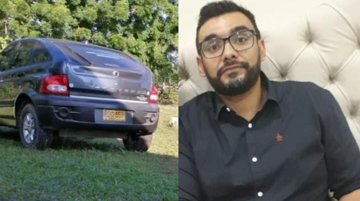 Ray Humberto Martínez desapareció con su camioneta. 