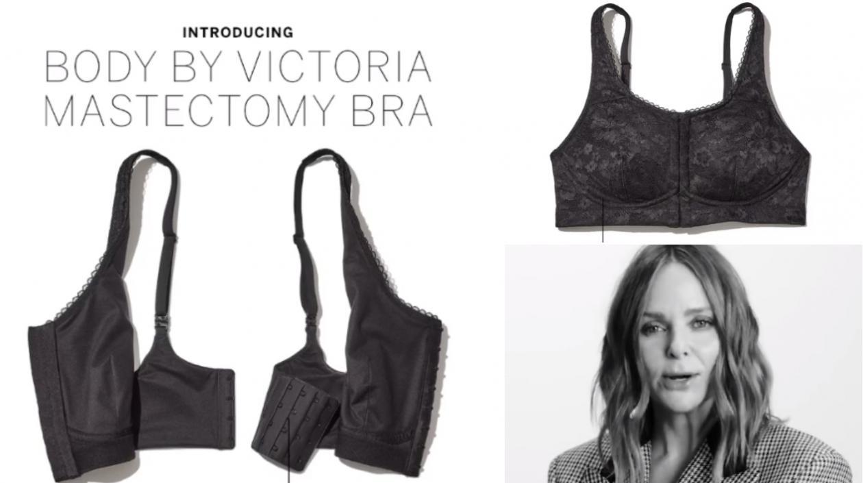 E diseño sin aros hecho con micro tela suave y encaje y cuenta con un bolsillo dentro del forro interior para colocar una prótesis.