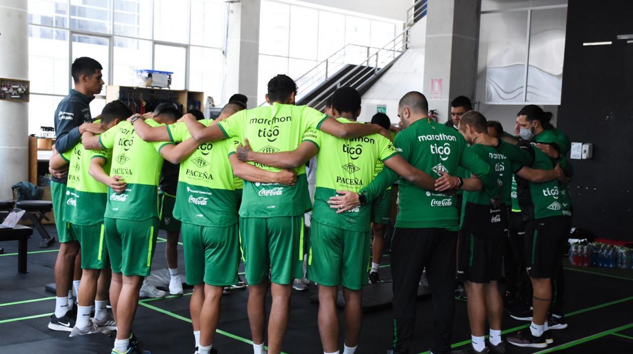 Jugadores de la Selección Bolivia. 