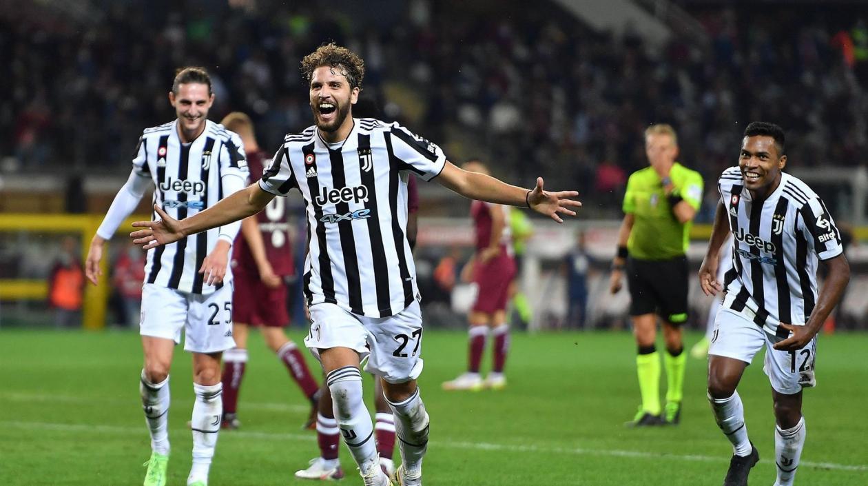 Manuel Locatelli celebra el gol del triunfo. 