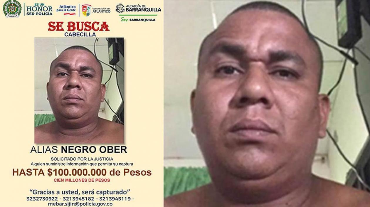 Ober Ricardo Martínez Figueroa, alias ‘El Negro Ober’.
