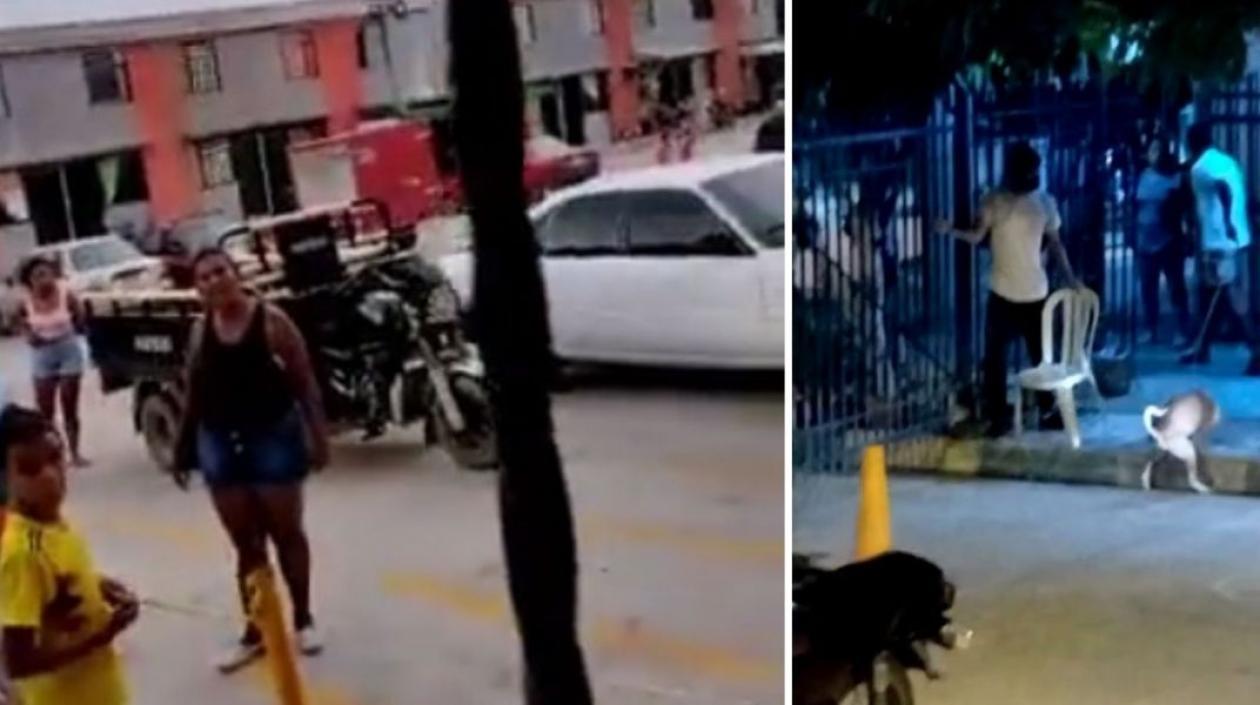 Imágenes de lo ocurrido.