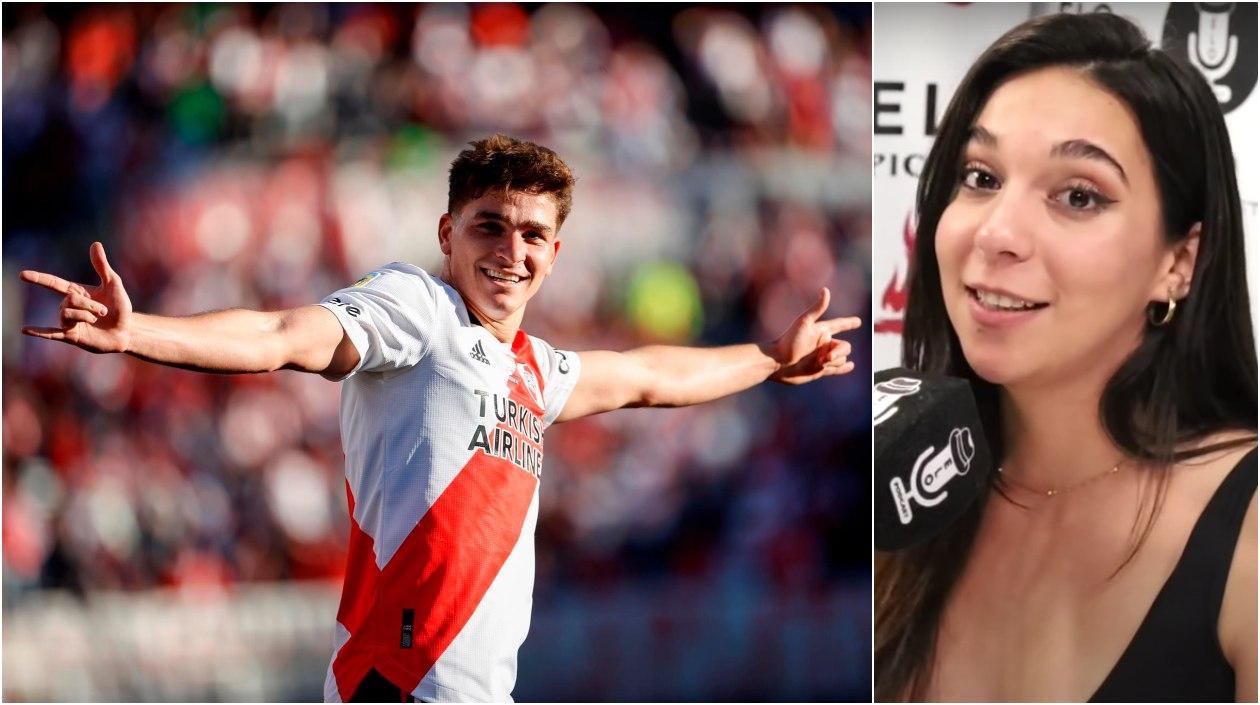 Julián Álvarez y Luciana Milessi.