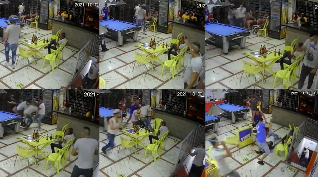 Imágenes del suceso.