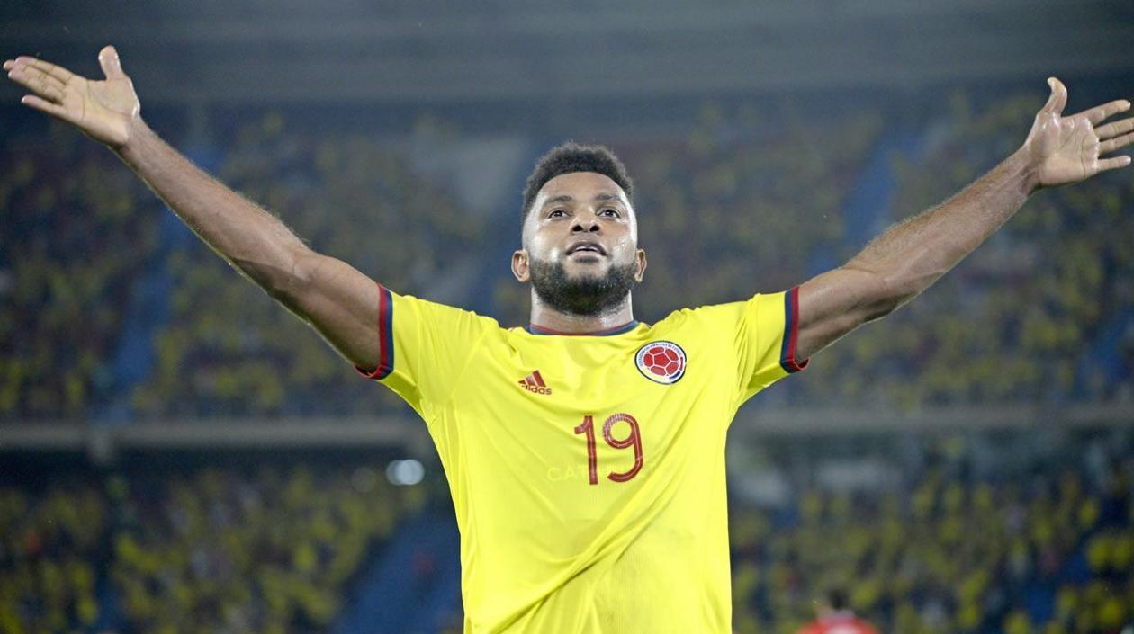 El delantero Miguel Ángel Borja.