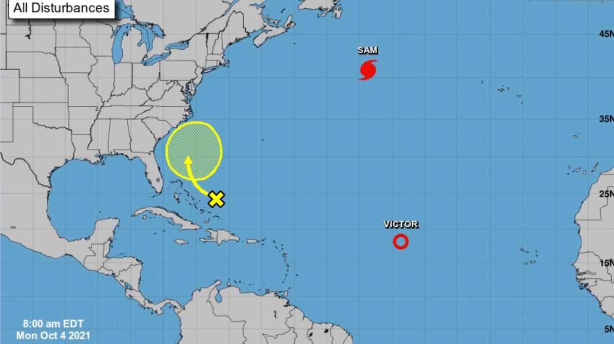 Zona amarilla donde está el sistema de baja presión. 