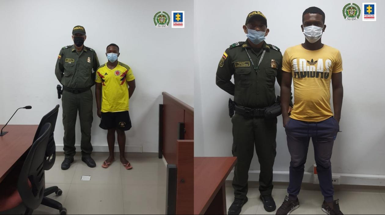 Jhon Alexánder y Harold David Maturana Pautt.