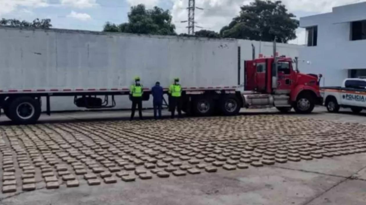 Marihuana incautada. 