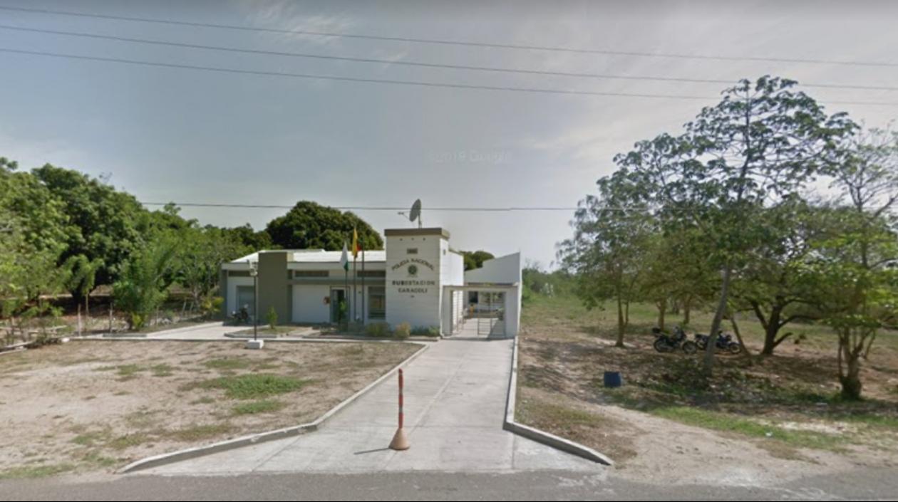 Subestación de Policía de Caracolí. 