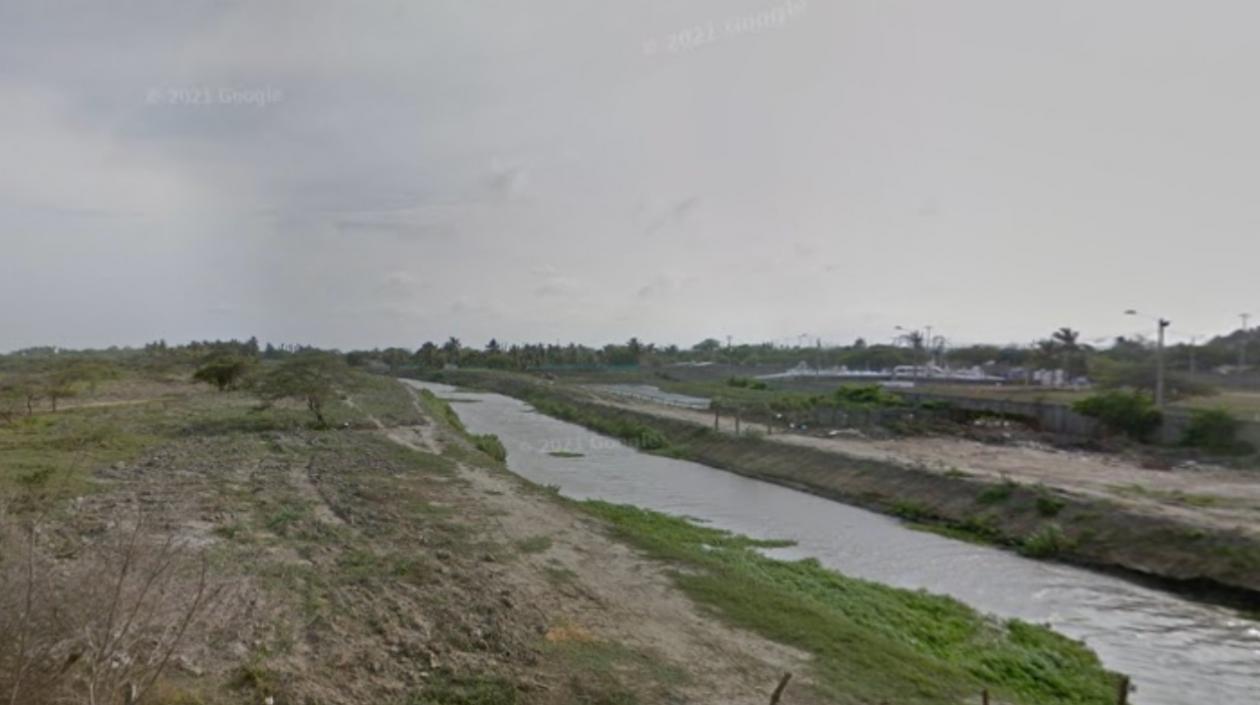 Aspecto de un 'brazo' del río Magdalena, en el corregimiento de Palermo. 