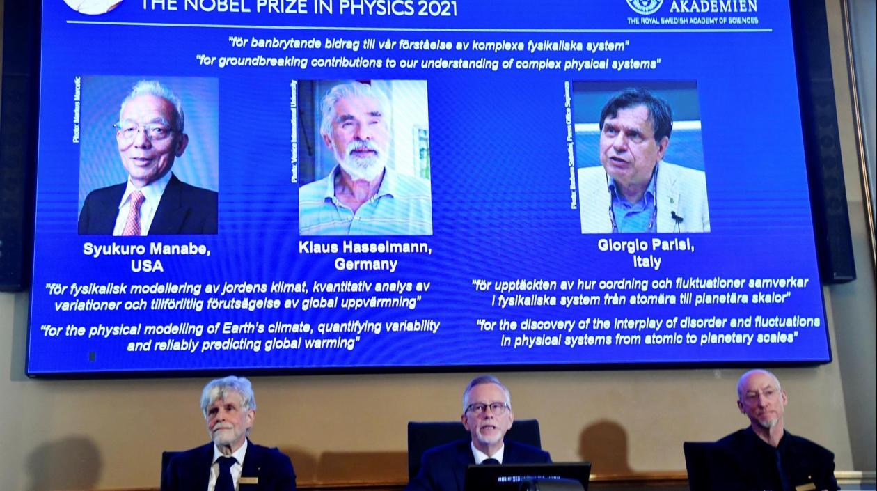 Ganadores del Premio Nobel de Física 2021