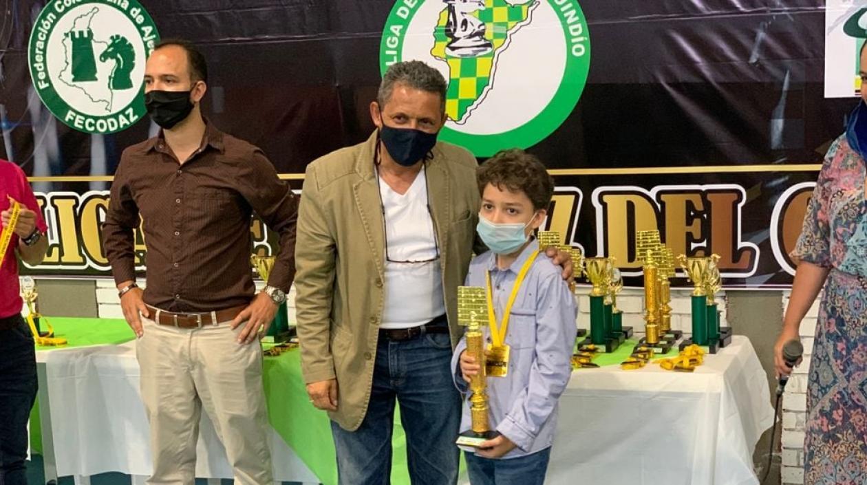 Orlando Borré, ajedrecista atlanticense. 