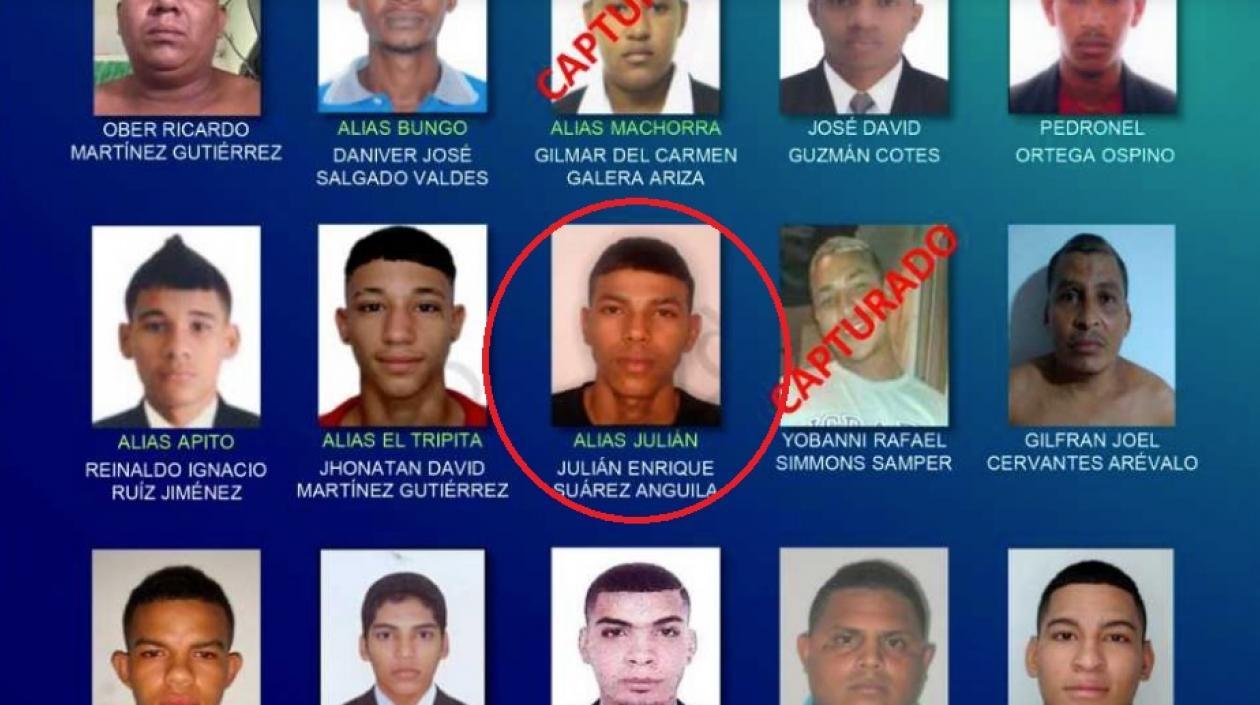 Julián Enrique Suárez Anguila, alias 'Julián'. 