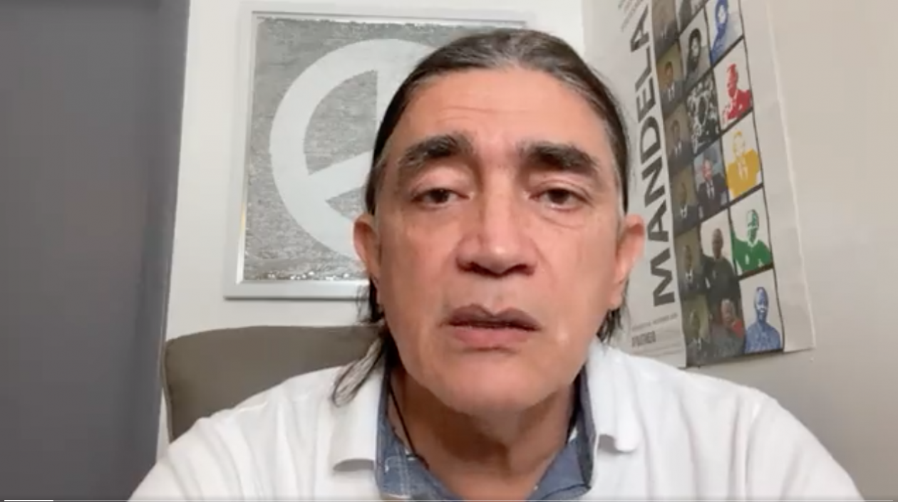 El senador Gustavo Bolívar.