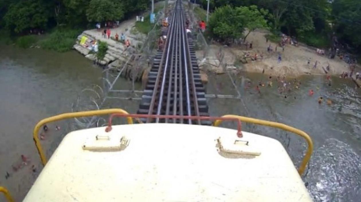 Imagen del insólito suceso.