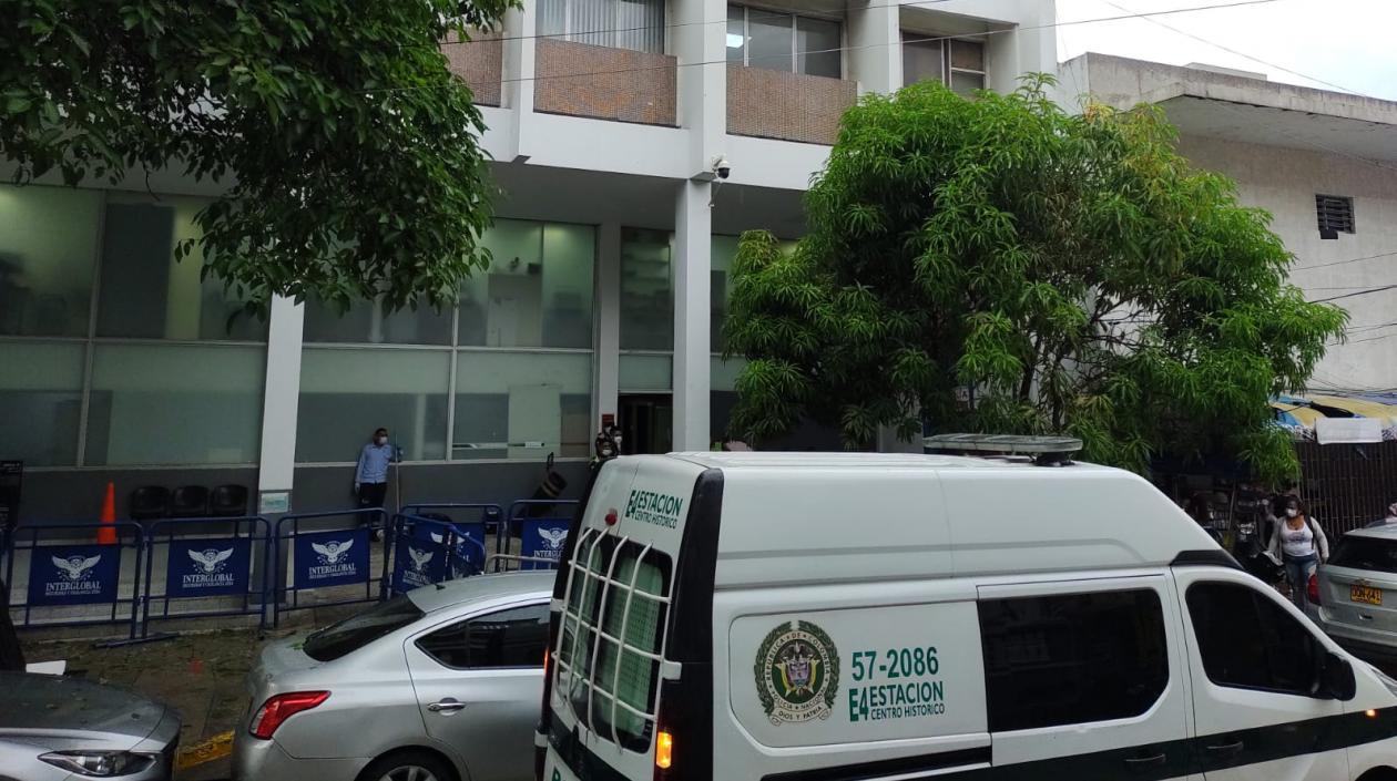 URI de la Fiscalía en el Centro de Barranquilla.