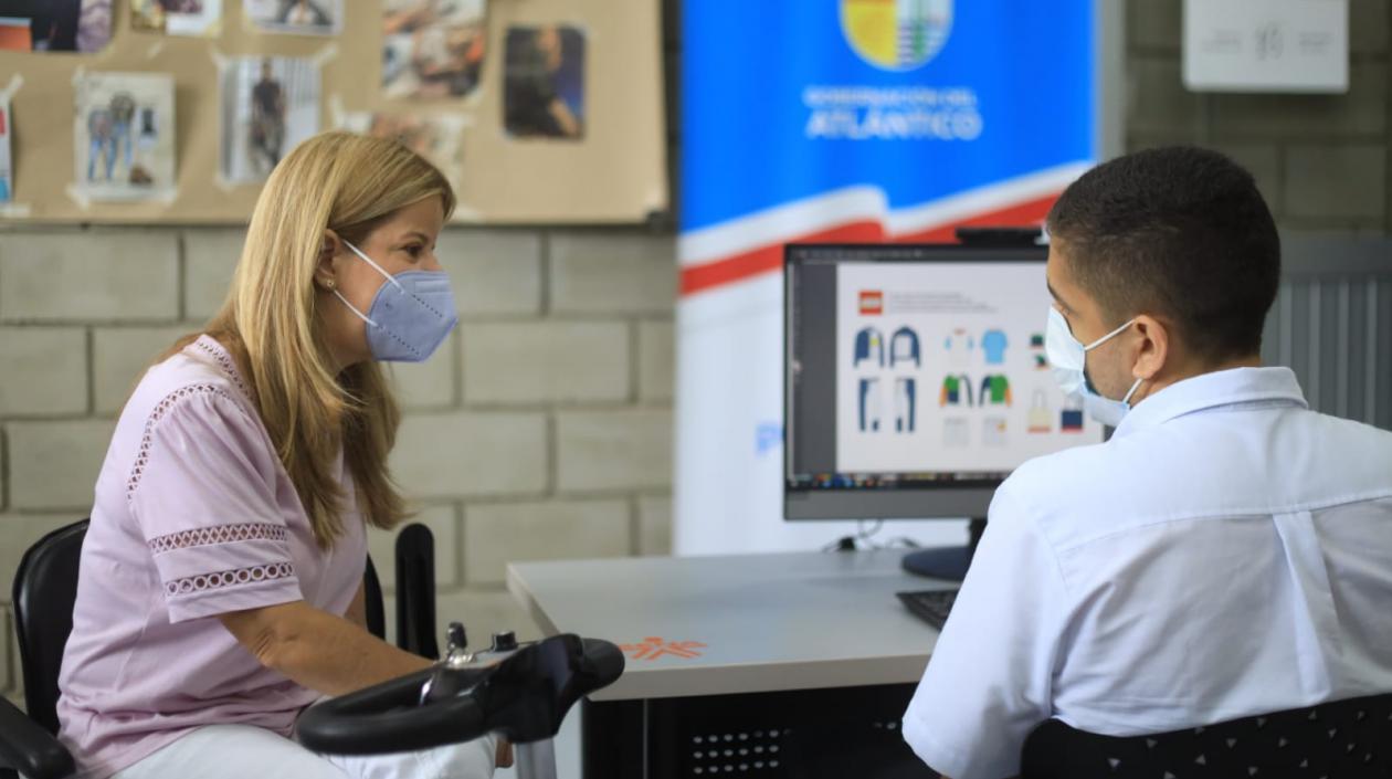 La Gobernadora del Atlántico, Elsa Noguera.