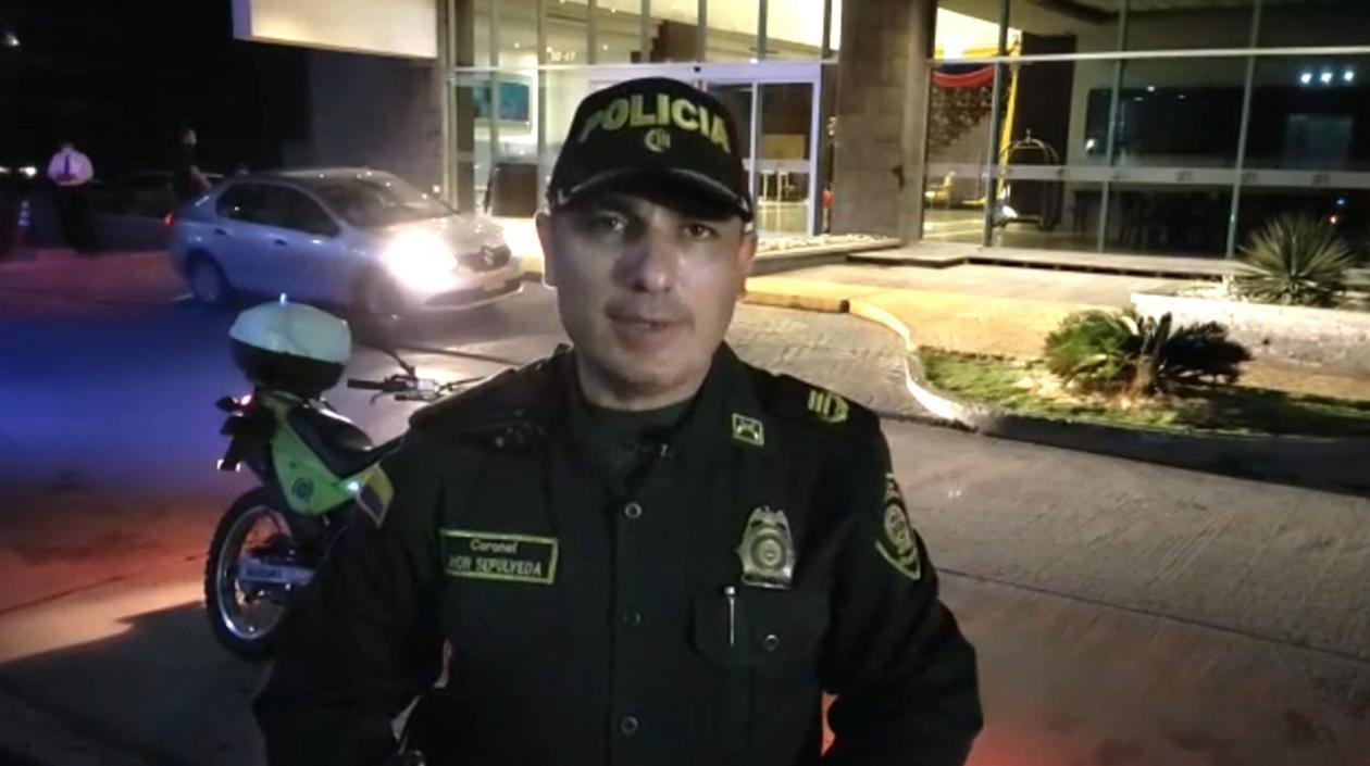 Coronel Jhon Sepúlveda, Comandante Operativo y Seguridad Ciudadana Policía Metripolitana de Barranquilla.