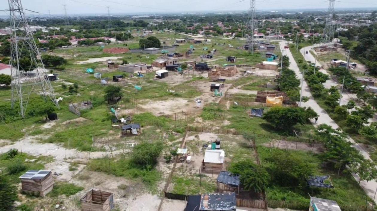 Invasión de predios en Soledad. 