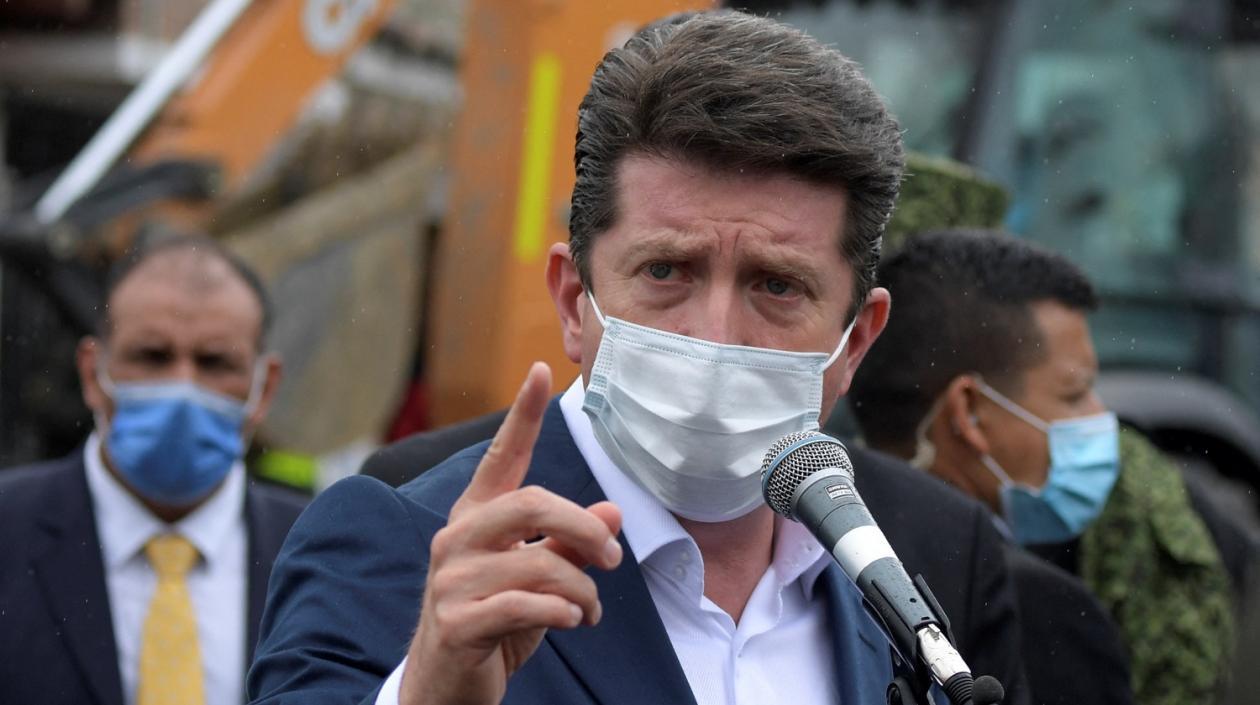 El Ministro de Defensa, Diego Molano.