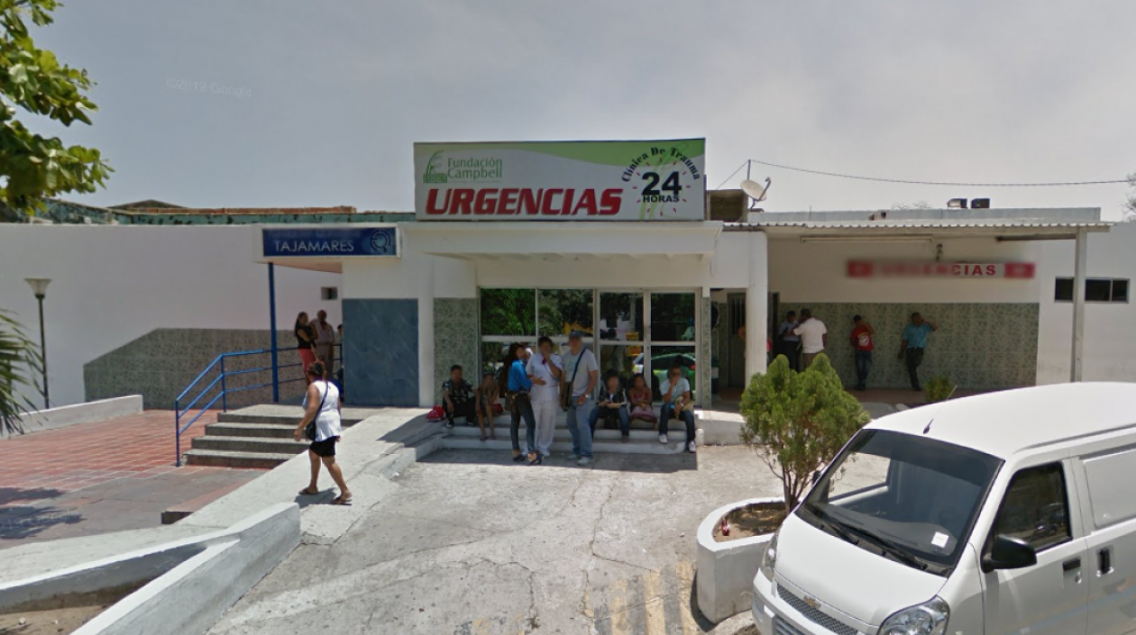 La víctima falleció en la Clínica Campbell. 