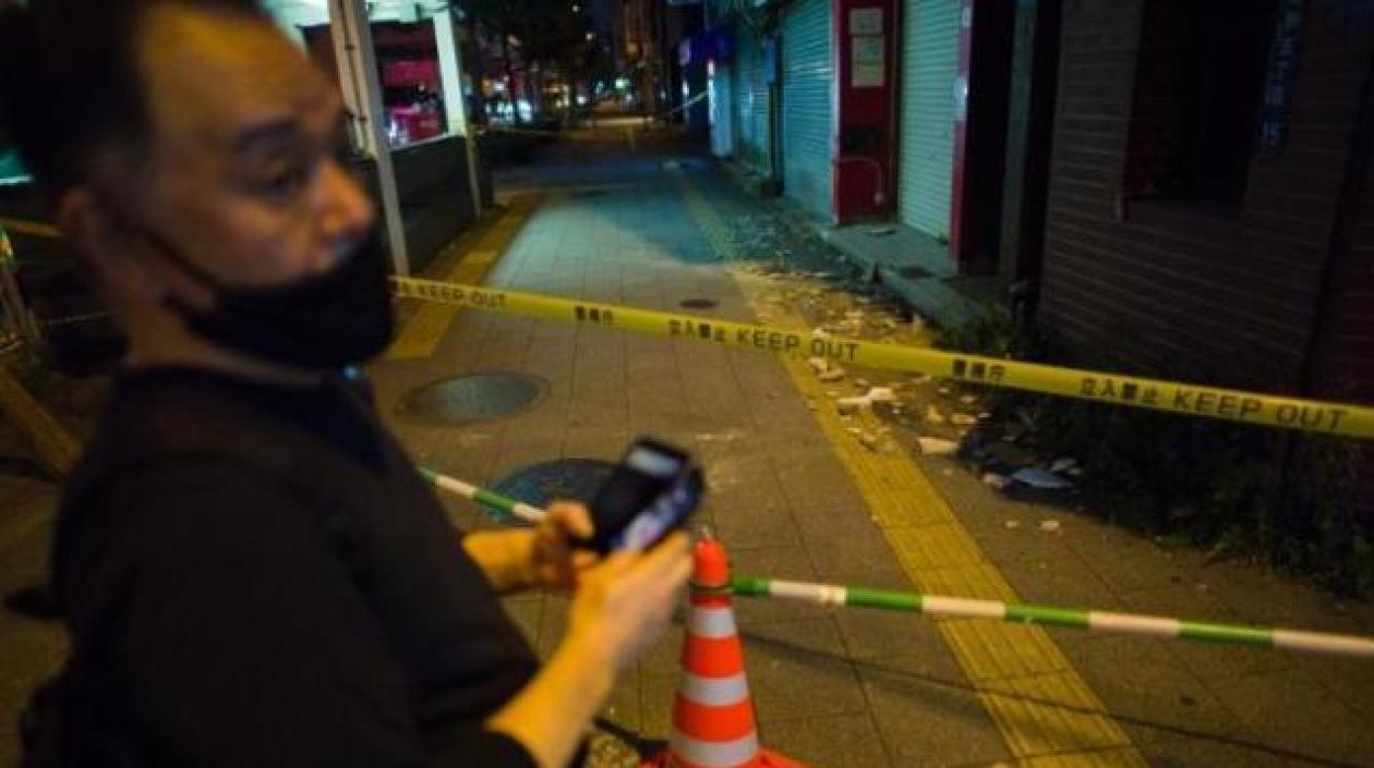 El terremoto alcanzó el nivel 5 alto en la escala sísmica japonesa de 7 niveles.