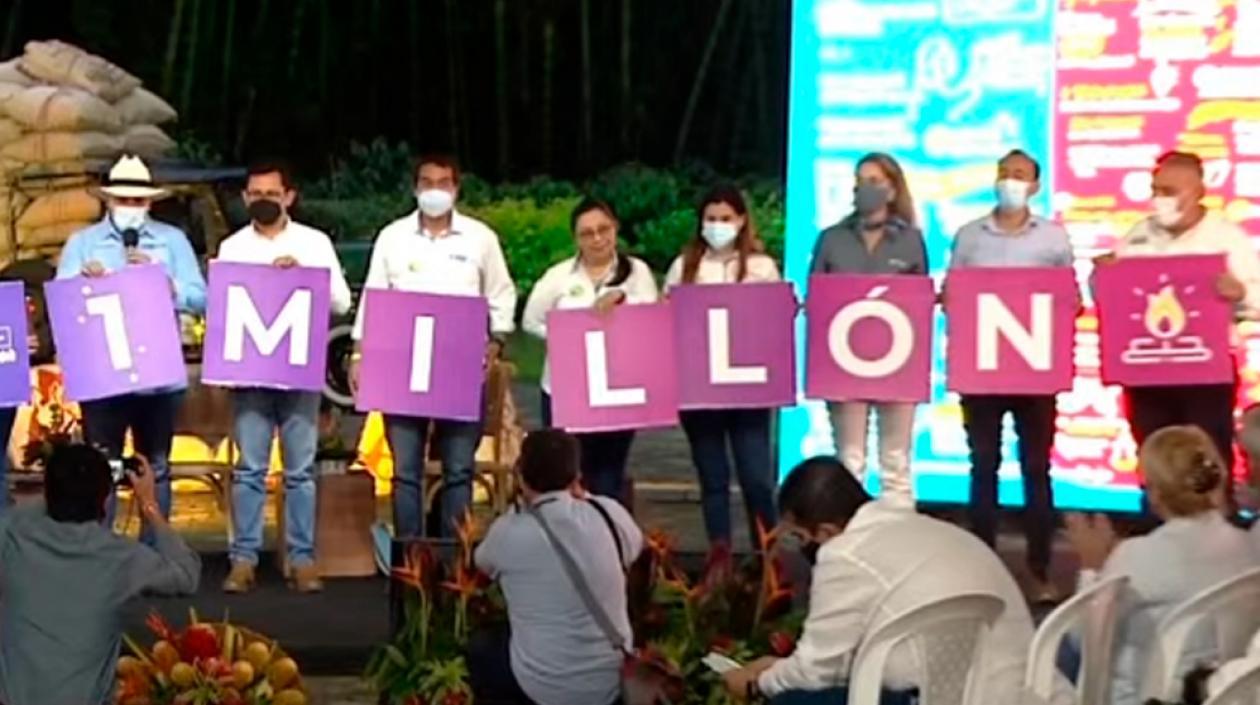 Así fue anunciada la meta.