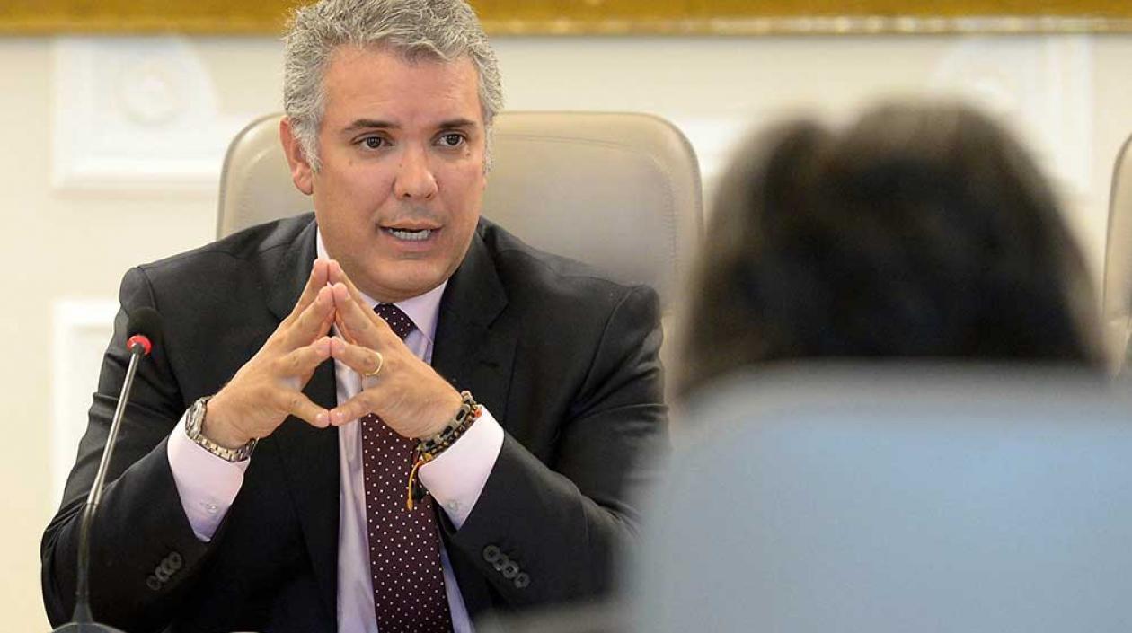 El Presidente de la República, Iván Duque.
