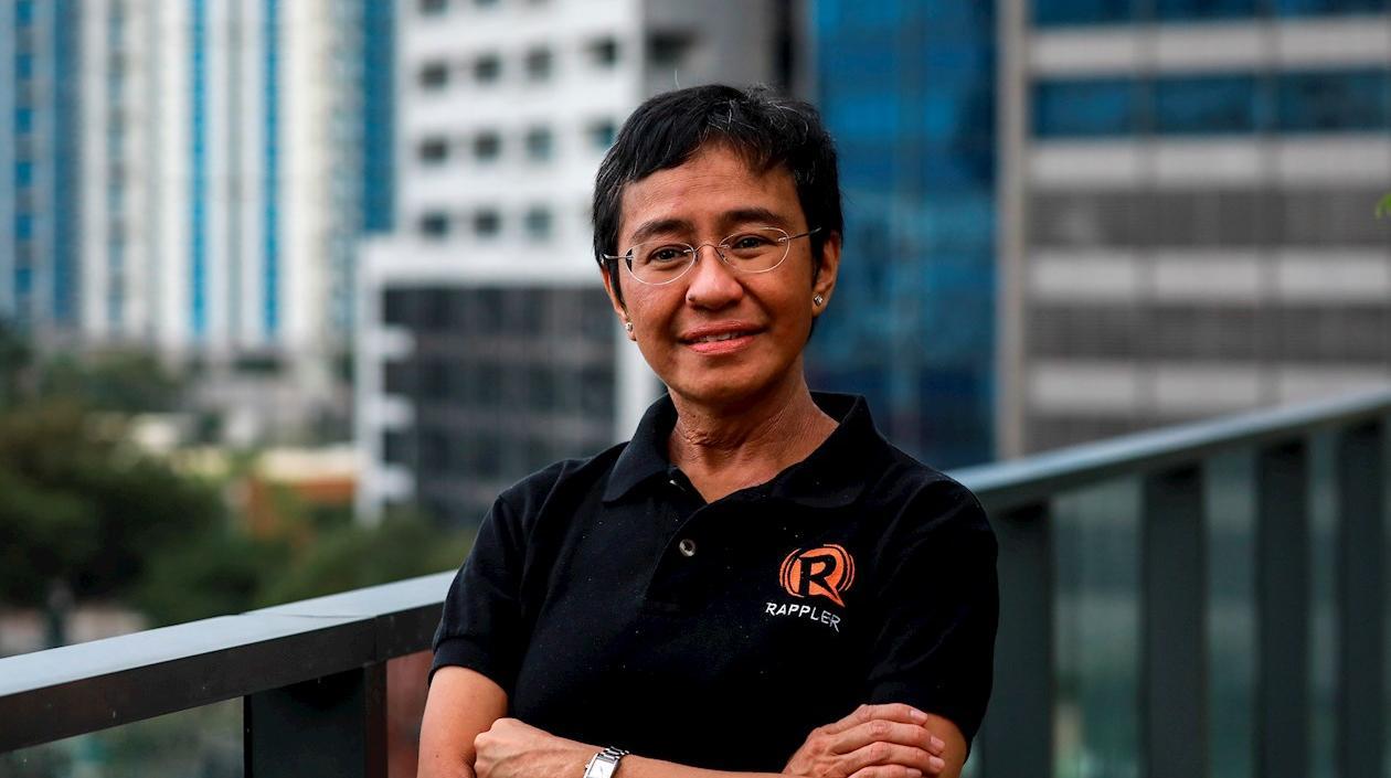 La periodista filipina Maria Ressa.