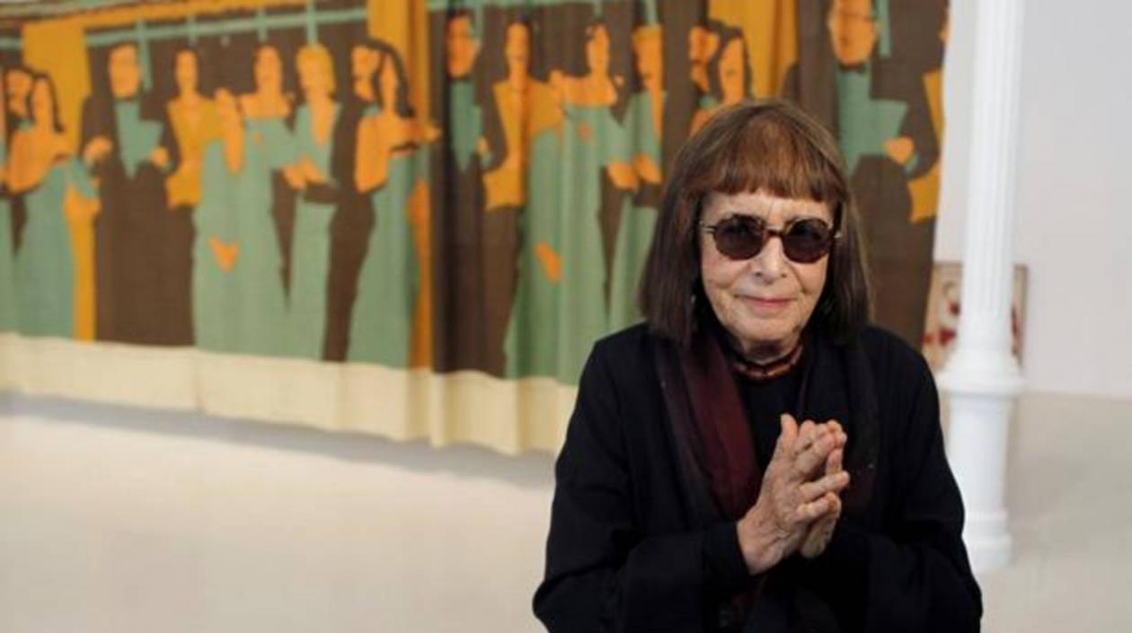 La artista plástica Beatriz González.