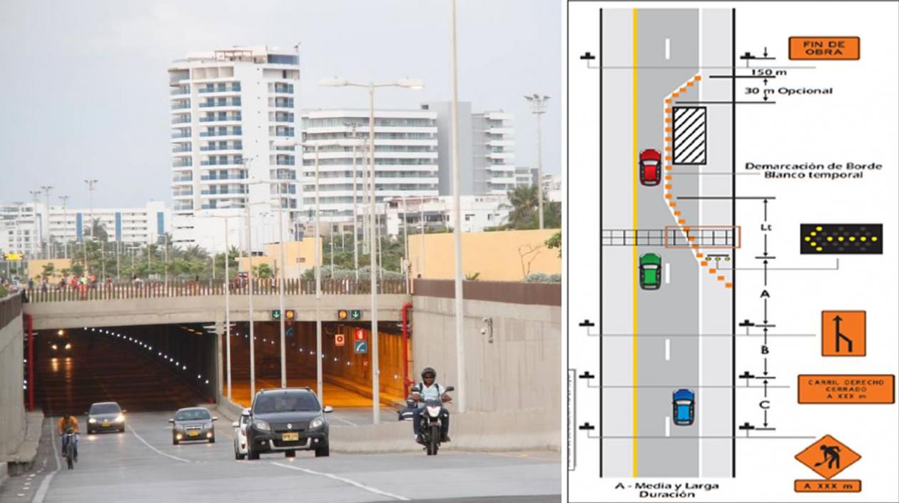 Ruta Costera anunció restricciones en el Túnel de Crespo