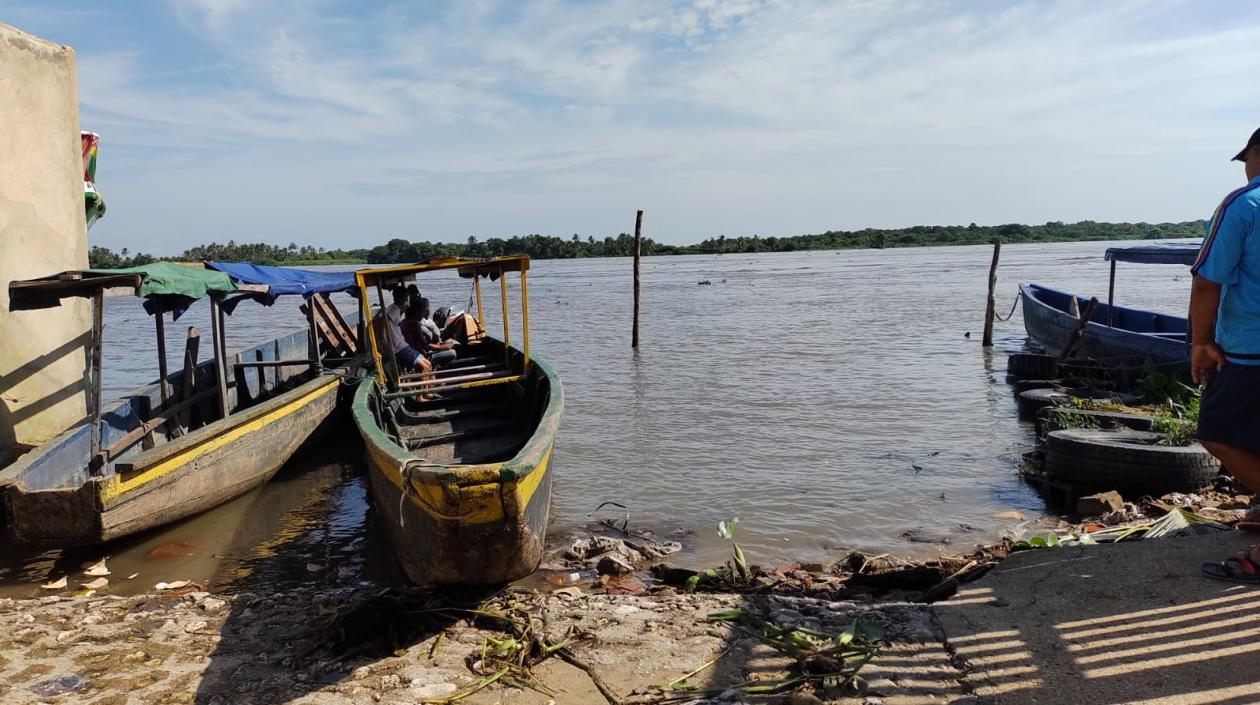 Lugar en donde cayó al Río Magdalena, joven de 15 años