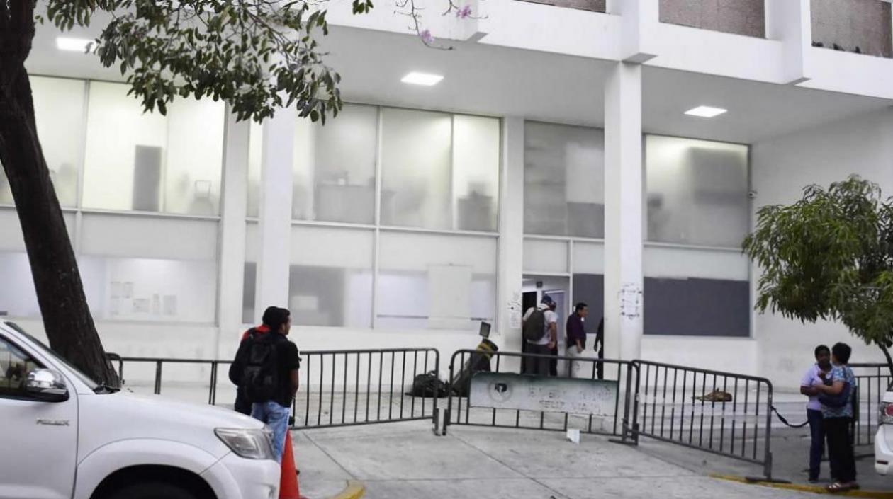 El hombre fue llevado en primera instancia a la URI de la Fiscalía. 