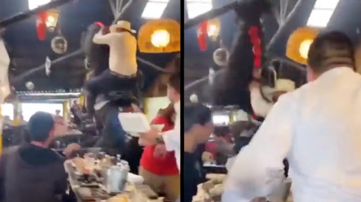 Imágenes del suceso.