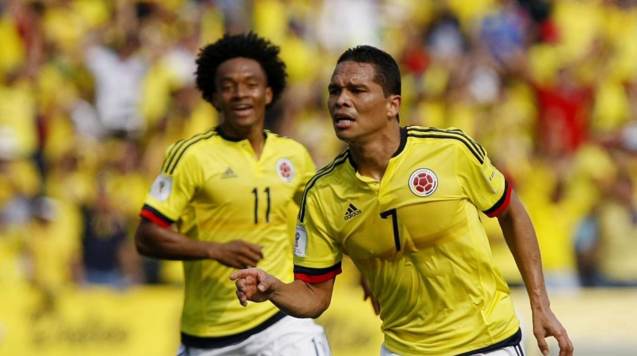 Juan Guillermo Cuadrado y Carlos Bacca.